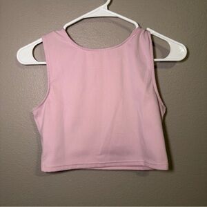 Yogalicious Pink Crop Top